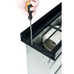 Frames and plenum can be made over-sized for larger spigots